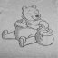 Disney Character T-Shirt Winnie Sketch