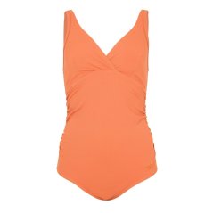 Speedo Women's Maternity One Piece Swimsuit Brown/Orange
