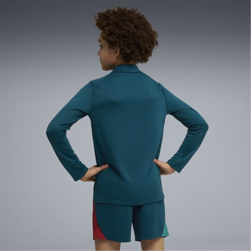 Puma Kids Portugal Drill Top World Cup 2026 Green/Silver