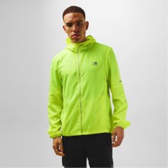 Karrimor Men's Water Resistant Hooded Long Sleeve Performance Running Jacket Fluo Yellow