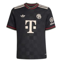 adidas Bayern Munich Third Shirt 2025 2026 Juniors Black