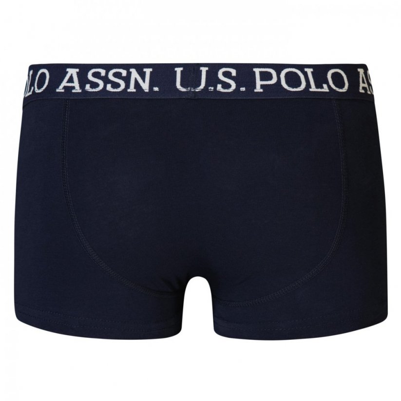 US Polo Assn 3 Pack Boxer Shorts Navy Blazer