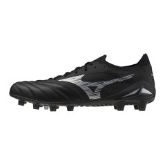 Mizuno Morelia Neo IV Elite Mens Firm Ground Rugby Boots Blk/Glx Slv/Blk