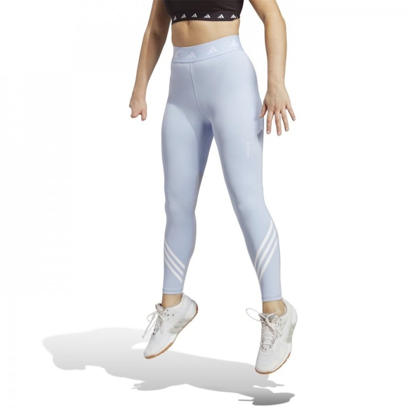 adidas TechFit 3S 7/8 Tights Womens Blue Dawn