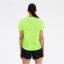 New Balance London Edition Printed Athletics Short Sleeve T-Shirt Womens Yellow Print
