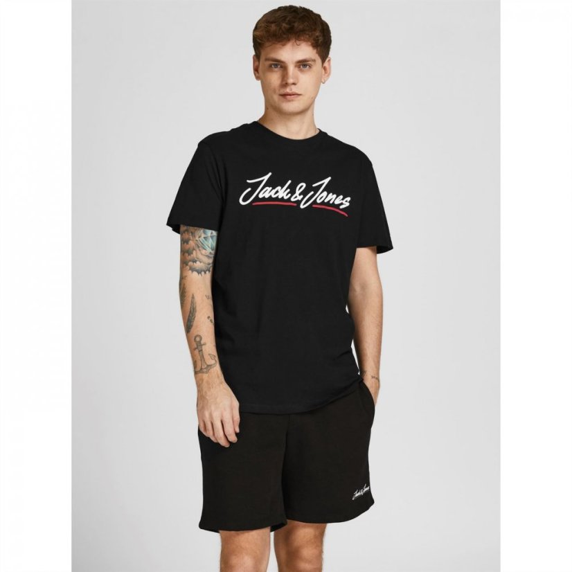 Jack and Jones T-Shirt Mens Black