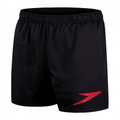Speedo Sport Logo 16 Swim pánské šortky Black/Red