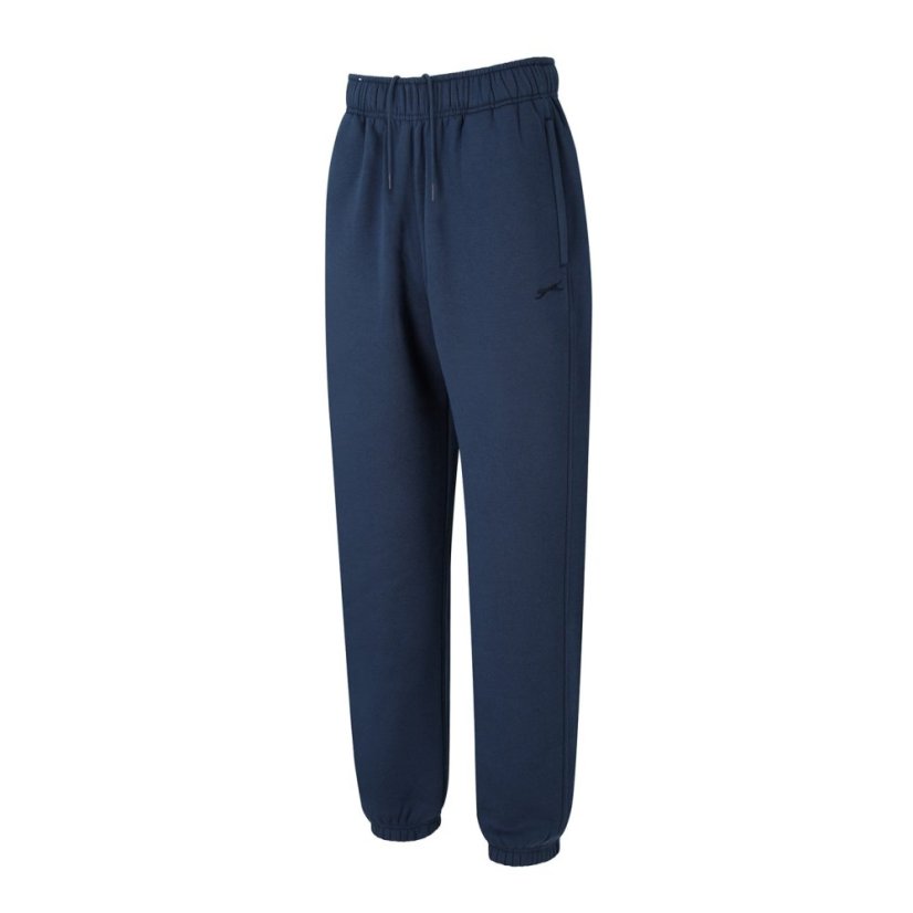 Slazenger Cuffed Fleece Jogging Pants Mens Steel Blue