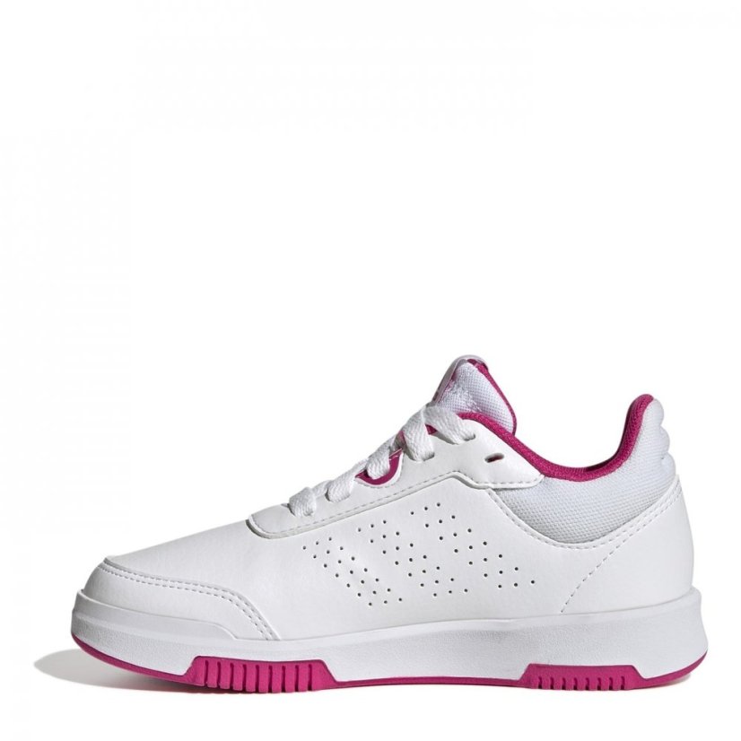 adidas Tensaur 3 Junior Girls Trainers White/Pink