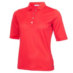 Calvin Klein Golf Short-Sleeve Performance Polo Shirt Poppy