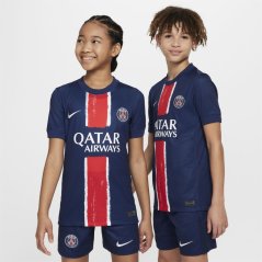 Nike Paris Saint-Germain Home Shirt 2024 2025 Juniors Blue
