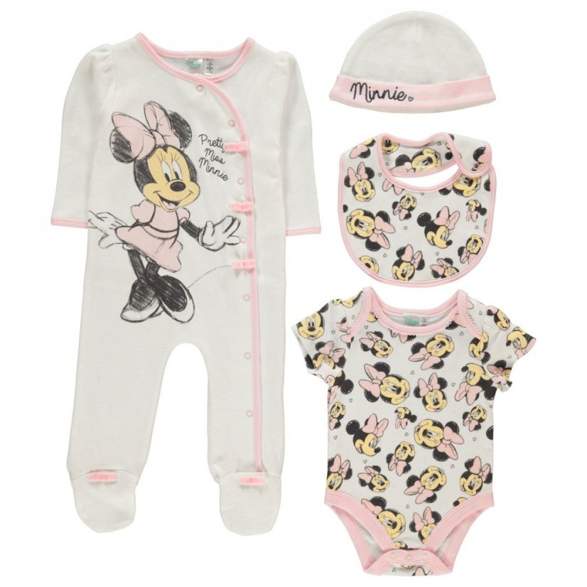 Character 4-Piece Romper and Accessories Set Minnie Mouse