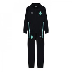 Umbro Werder Bremen Knit Track Suit Juniors Black
