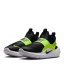 Nike Flex Runner 4 Shoes Juniors Black/Volt