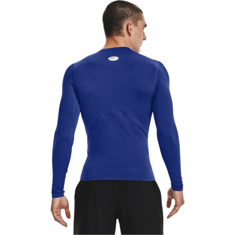 Under Armour HeatGear® Long Sleeve Men's Royal/White