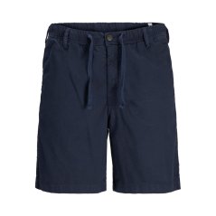 Jack and Jones Men's Junior Linen Chino Shorts Dark Navy