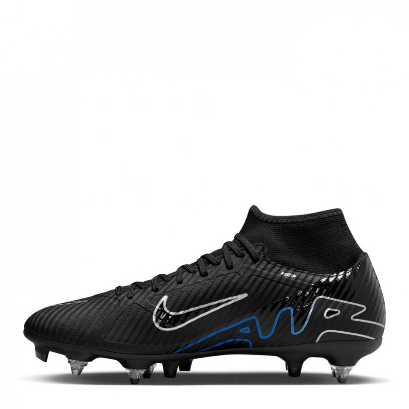 Nike Nike Mercurial Superfly VII Academy Soft Ground Football Boots Black/Chrome