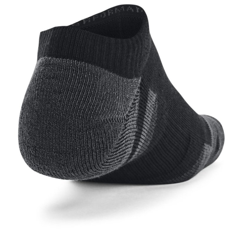 Under Armour UA Performance Tech 3-Pack No Show Socks Unisex Black