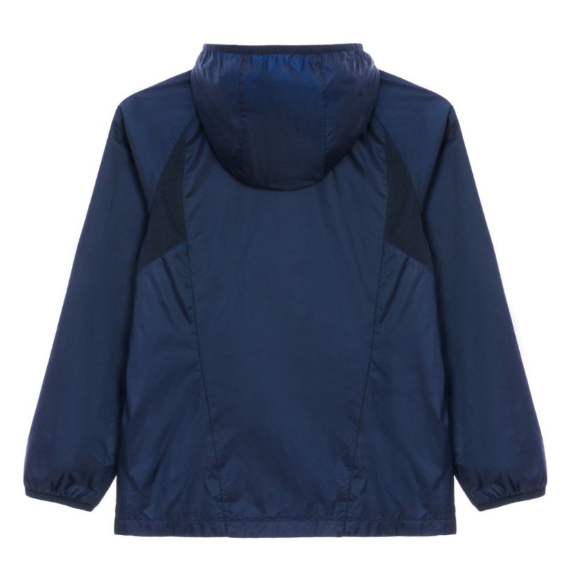 Karrimor Kids' Lightweight Weather-Resistant Hooded Long Sleeve Softshell Jacket Navy