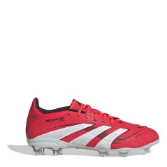 adidas Predator Elite Junior Firm Ground Football Boots Red/White