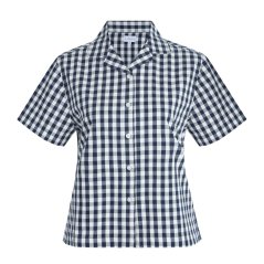 Linea Women's Pyjama Short-Sleeve Top Navy/White