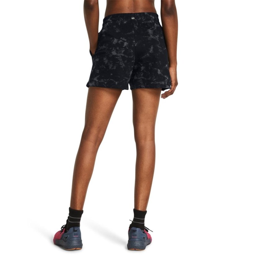 Under Armour Women's Performance Terry Gym Shorts Black