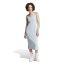 adidas ALL SZN Rib Fitted Midi Dress Wonder Blue