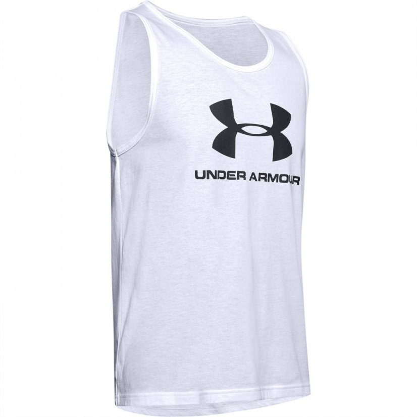 Under Armour Armour Ua M Sportstyle Logo Tank  Vest Mens White