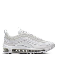 Nike Air Max 97 Junior Trainers WHITE/WHITE-METALLIC SILVER