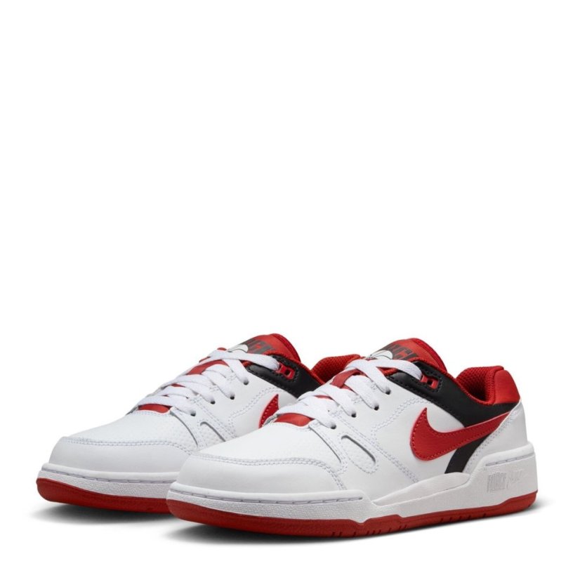 Nike Full Force Shoes Juniors White/Red