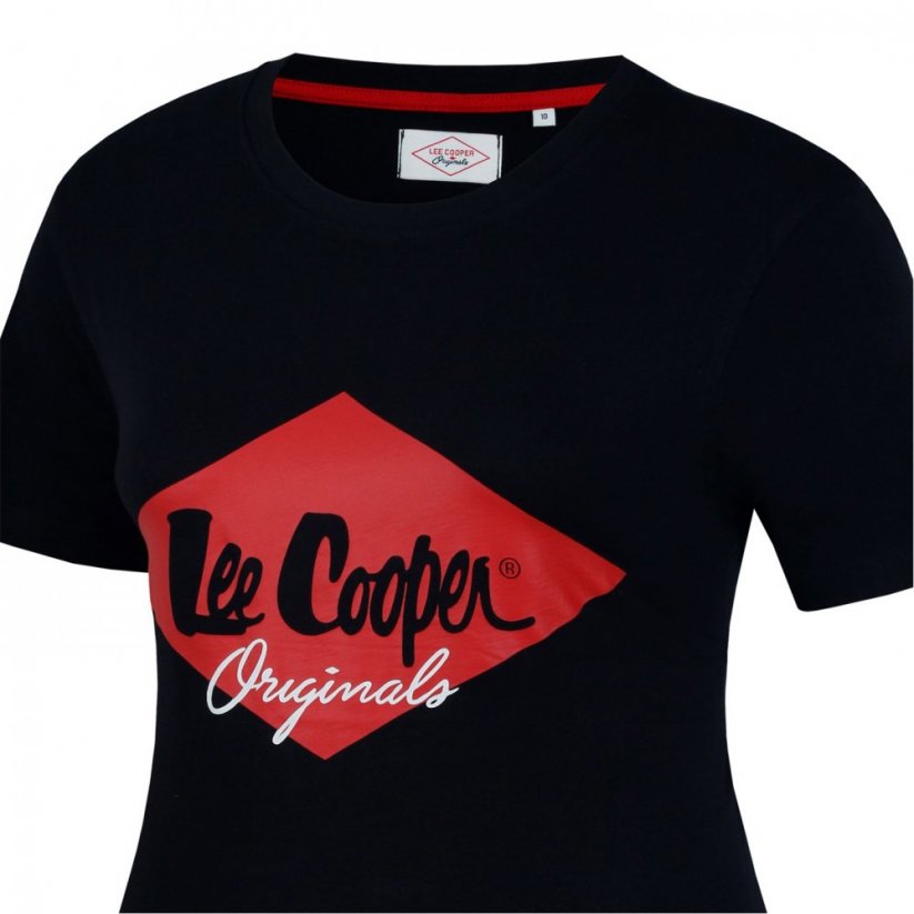 Lee Cooper Diamond dámské tričko Black