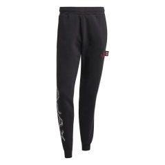 adidas Ajax Graphic Tracksuit Bottoms Mens Black
