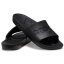 Crocs Unisex Adults Logo Sliders Black