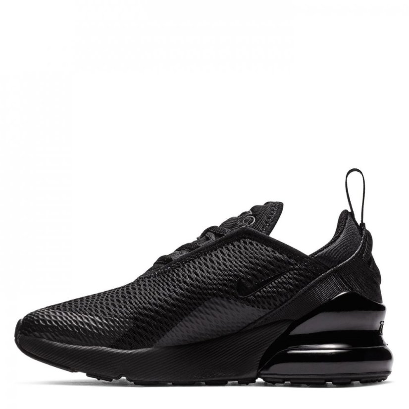 Nike Air Max 270 Childrens Trainers Triple Black
