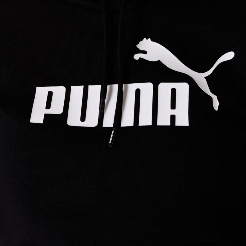 Puma Logo Ladies Hoody Black/White