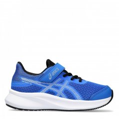 Asics Patriot 13 Junior Running Shoes Blue/White