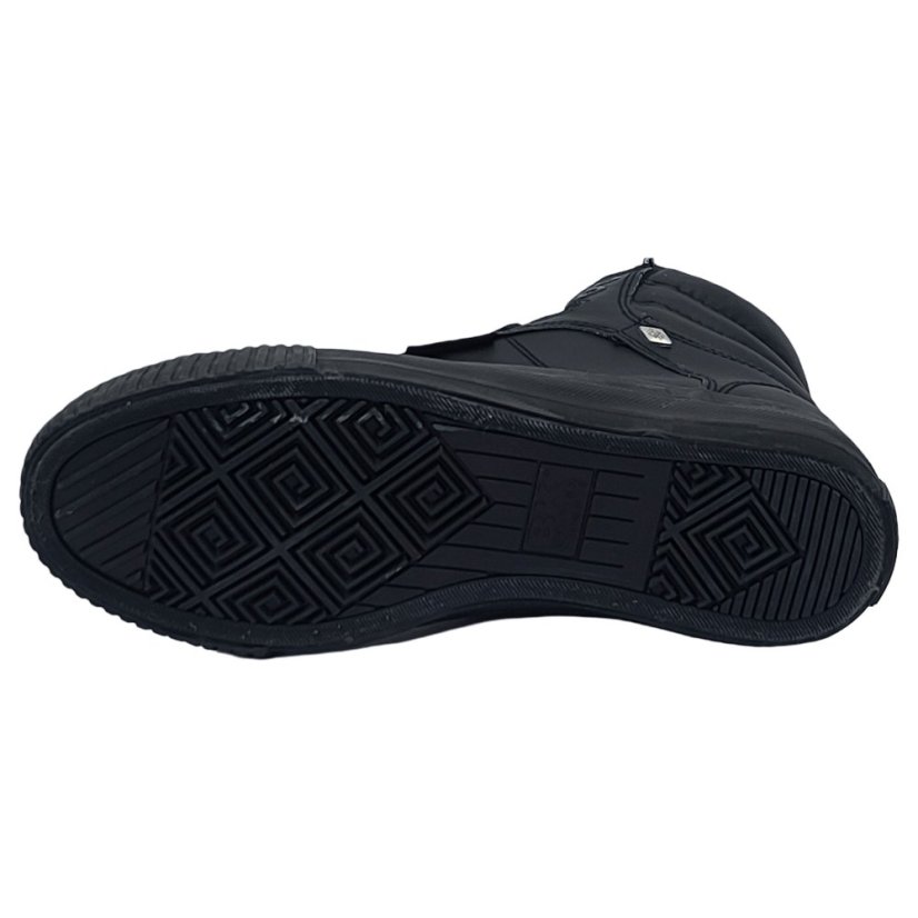 British Knights Atoll Mid PU Junior Trainers Black/Black