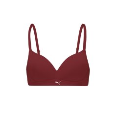 Puma Soft Lightly Lined Bralette Burgundy