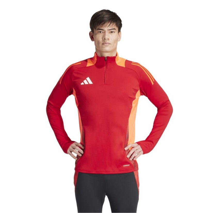 adidas Men's Tiro24 C Quarter Zip Fleece Power Red