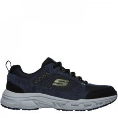 Skechers Oak Canyon Mens Trainers Navy/Lime