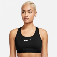 Nike Swoosh High Support Women's Non-Padded Adjustable Sports Bra Black/Grey