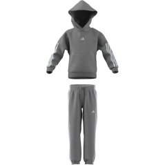 adidas 3-Stripes Essentials Fleece Tracksuit Infants Grey/White