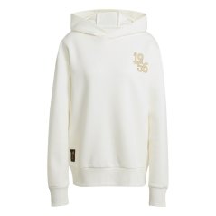 adidas Real Madrid Hoodie 2025 2026 Mens White/Blue