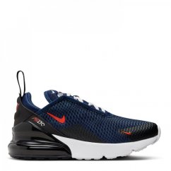 Nike Air Max 270 Childrens Trainers Navy/Red