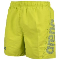 Arena Mens Fundamentals Logo R Beach Boxer Soft Green