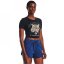 Under Armour Project Rock Stay Hungry Crop Short Sleeve Black
