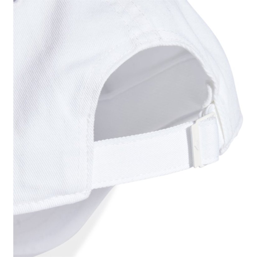 adidas Cotton Twill Baseball Cap White/Black