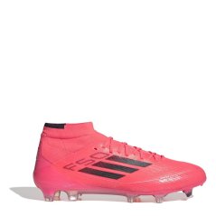 adidas F50 Elite Mid-Cut Firm Ground Football Boots Womens Pink/Black