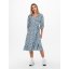 Only Women's Olivia Wrap Dress Blue Fog