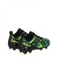 Sondico Blaze Childrens FG Football Boots Black/Green